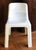 Model 0ZOO 700 chair, in white lacquered fiberglass, designed by Marc Berthier for Roche & Bobois, dating from the late...