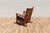 1940s Mission Style Solid Oak Rocking Chair | Arts & Crafts Wooden Rocker For Sale - Image 9 of 18