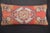 Handmade Authentic Turkish Throw Rug Pillw With Red&Green Color -17'' X 36'' For Sale In Tampa - Image 6 of 15