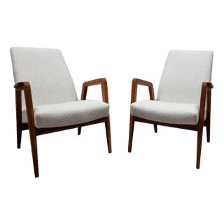 Set of Lounge Chairs by Jan Vanek, 1930s For Sale