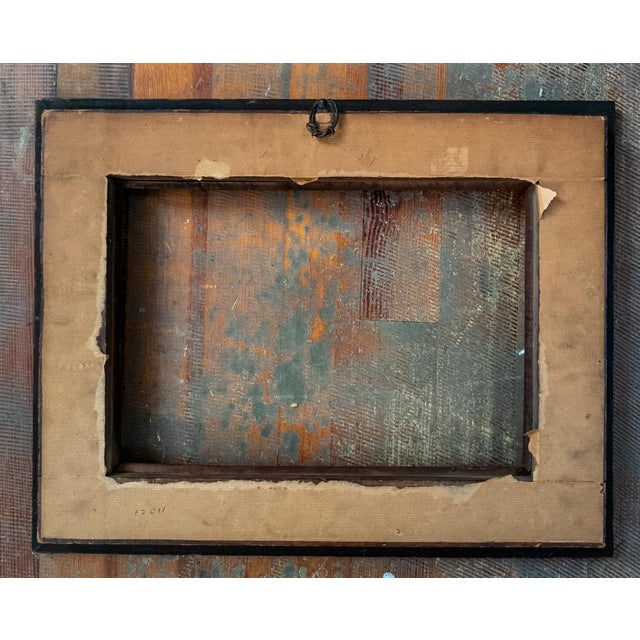 Wood 18th Century European Burlwood Walnut Painting Picture Frame For Sale - Image 7 of 11