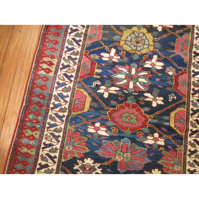 Varamin Northwest Antique Persian Runner For Sale - Image 9 of 18