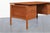 Danish Modern Floating Top Teak Executive Desk by g.v. Mobler For Sale In Los Angeles - Image 6 of 14