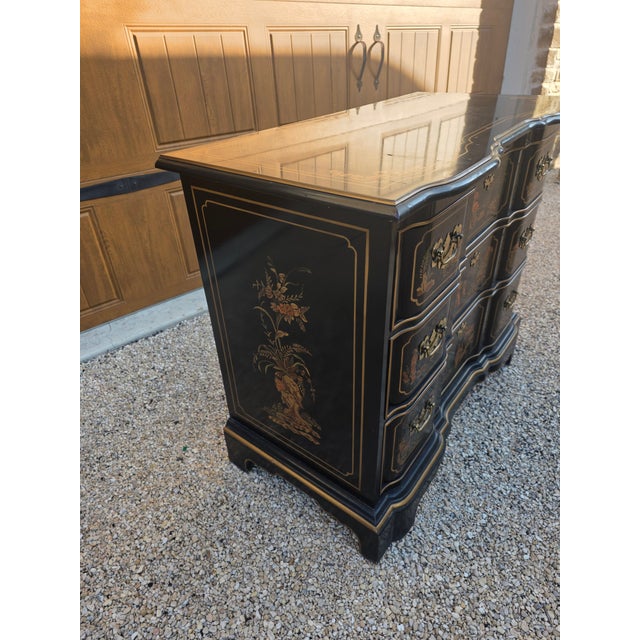 1980s Chinoiserie Chest of Drawers For Sale - Image 5 of 8