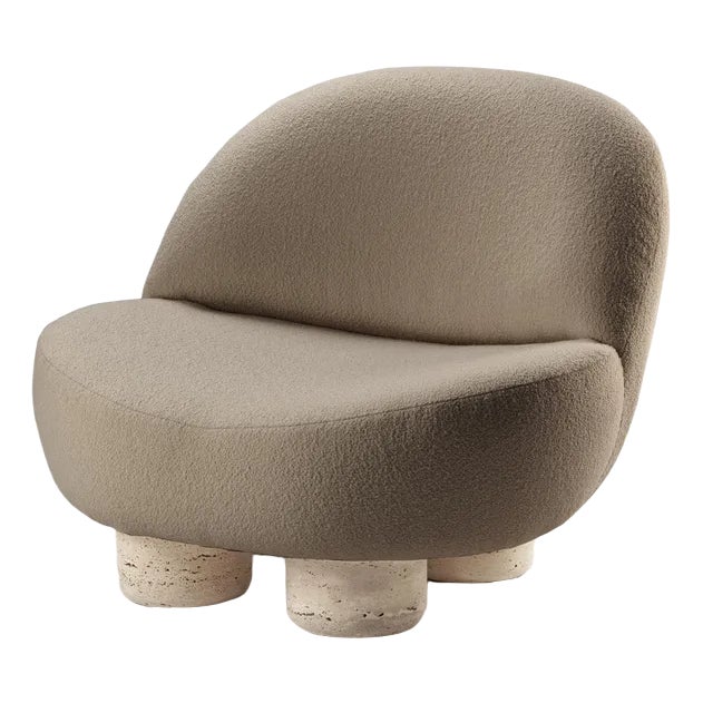 Hygge Armchair Latte Loop by Saccal Design House for Collector For Sale