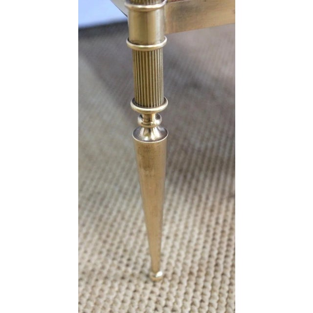 Small Brass Shelving with 3 Trays from Maison Jansen, 1970s For Sale - Image 12 of 18