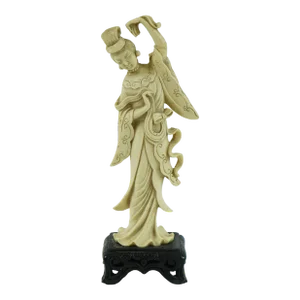 Early 20th Century Japanese Sculpture of Woman