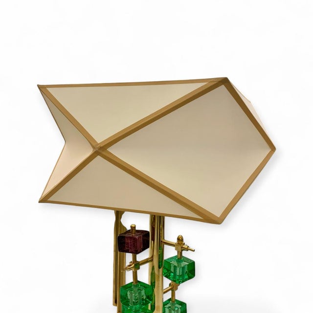 Murano Glass Cactus Lamps, 1970s, Set of 2 For Sale - Image 4 of 5