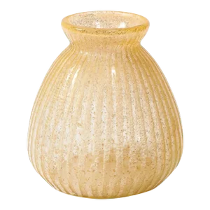 Art Deco Acid Etched Smoked Citrine Vase Spherical Signed by Daum Nancy France