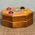 Wood Vintage Rosewood Octagonal Box | Faux Gemstone Inlay | Chinoiserie Trinket Box For Sale - Image 7 of 8