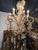 Vintage Coastal Shell Seashell Encrusted Coastal Palm Beach 12 Light Chandelier For Sale - Image 9 of 12
