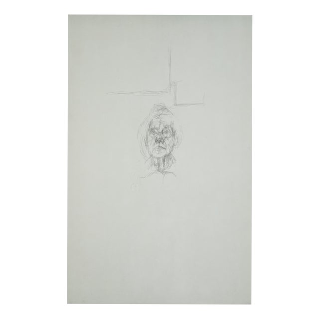 A. Giacometti, Portrait of the Mother, 1963, Paper For Sale
