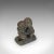 Stone C. 1900 Small Antique Soapstone Statue Tribal Figure Polynesian Decorative Statues For Sale - Image 7 of 11