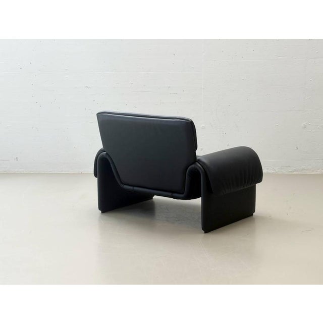 Black DS-2011 Chair in Black Leather from de Sede, Switzerland, 1980s For Sale - Image 8 of 16