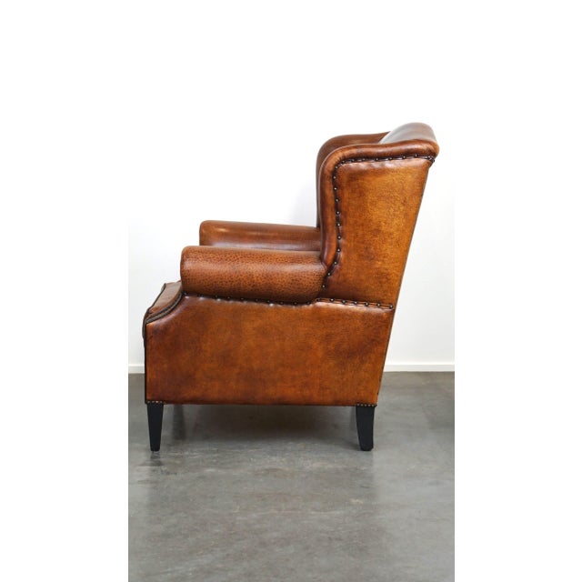 Club Chair in Sheepskin Leather For Sale - Image 6 of 12