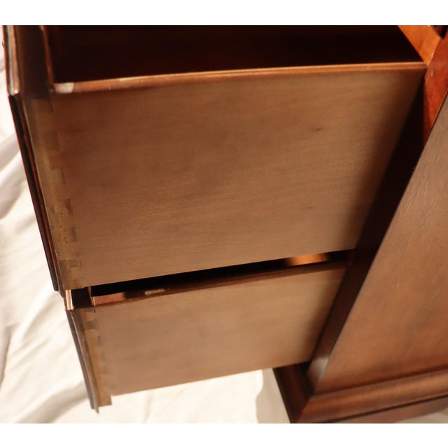 Wood 1970s Vintage Henredon Aston Court Banded Mahogany Dresser For Sale - Image 7 of 12