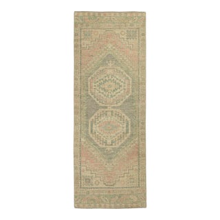 Turkish Oushak Rug 2'10" x 7'7" #20245 For Sale