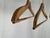Vintage Wood and Iron Hangers, 1950, Set of 3 For Sale - Image 6 of 13