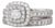 Neil Lane 1.16ctw Diamond Halo Engagement Ring Wedding Band Bridal 14k Gold, Size 4.75 For Sale