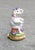 Adorable English Enameled Porcelain Trinket Box (Bonbonniere) Intricately detailed and hand-painted. Made by Chelsea...
