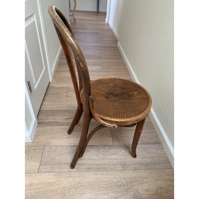 Vintage Bentwood Cafe Bistro Chair For Sale In Sacramento - Image 6 of 11