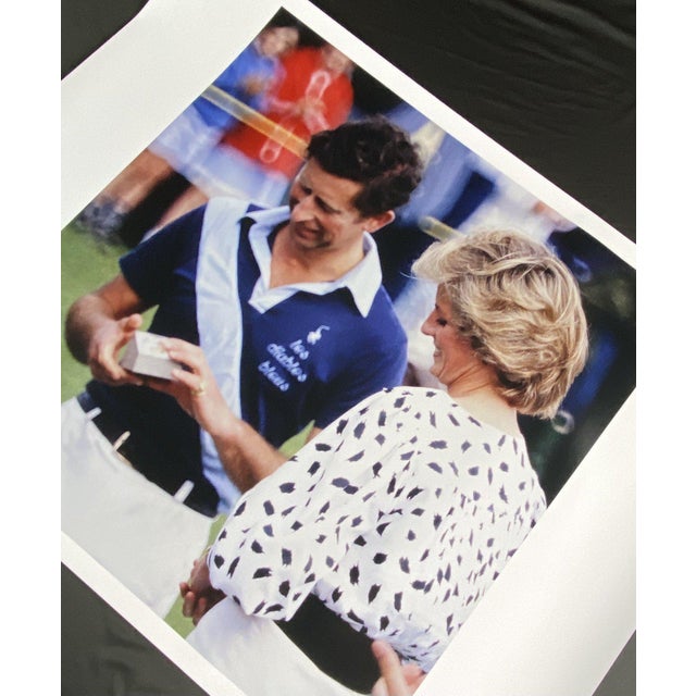 Slim Aarons "Polo Prince and Princess Diana" by Slim Aarons 30x30 C-Print For Sale - Image 4 of 5