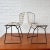 Iconic “of-the-era” mid-century Harry Bertoia black wire mesh chairs for Knoll model 625 baby/ children's size, circa...