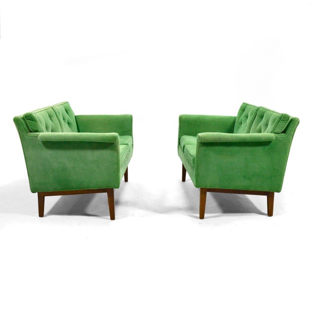 Mid-Century Modern Edward Wormley Sofa / Settee (Pair) For Sale - Image 3 of 9