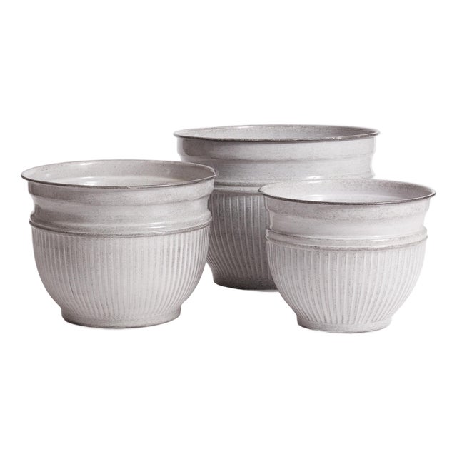 Camelia Pots, Set Of 3 For Sale