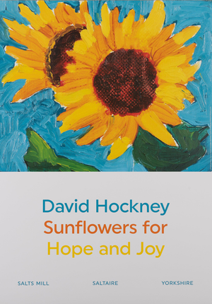 Sunflowers Poster after David Hockney