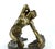 Early 20th Century Art Nouveau Bronze Sculpture of a Nude Mythological Young Woman on a Horseshoe 'Fortuna' by Charles Tabora, France For Sale - Image 4 of 9