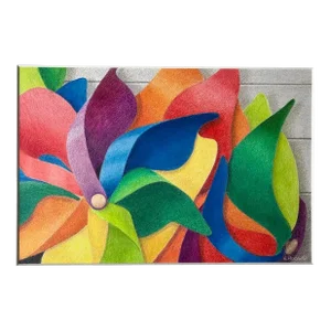Eleanor Perry "Colors of the Pinwheel" Original Drawing C.1980