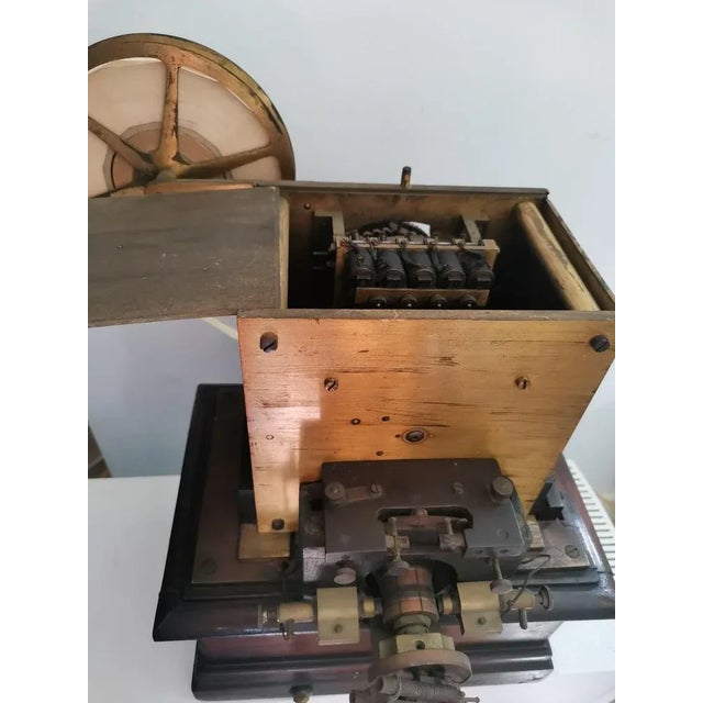 Baudot Multiple-Impression Telegraph by J Carpentier Paris, 1900 For Sale - Image 6 of 13
