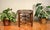 Vintage Wood Folding Tray Table Removable Serving Tray Brass Gallery For Sale - Image 10 of 12