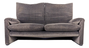 Maralunga Two-Seater Sofa by Vico Magistretti for Cassina