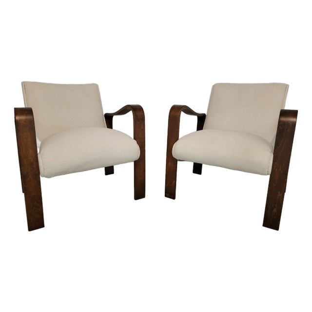 Pair of Mid 20th Century Thonet Art Deco Style Chairs For Sale
