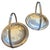This exceptional pair of 1950s silver-plated centerpieces represents a stunning collaboration between the master of...