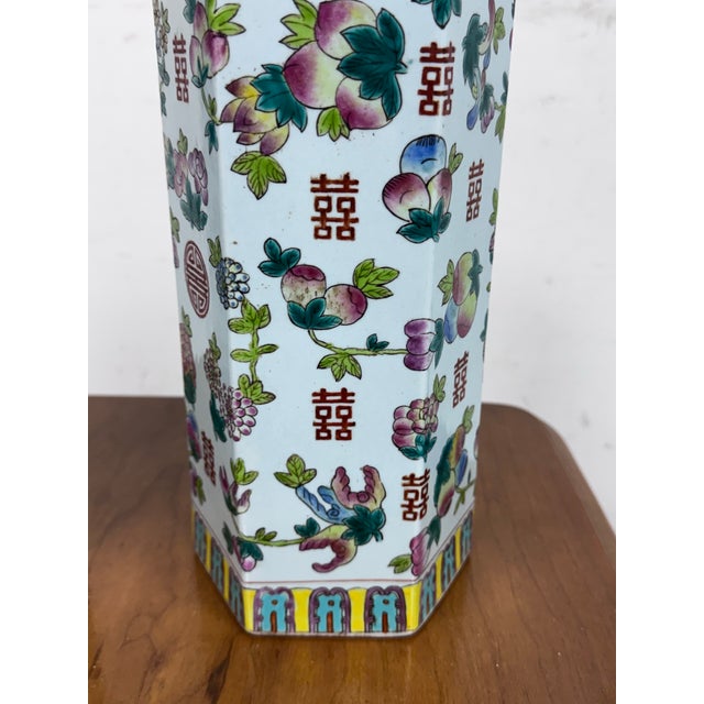 Chinese Famille Rose Double Happiness Vessels, Pair For Sale In San Francisco - Image 6 of 12