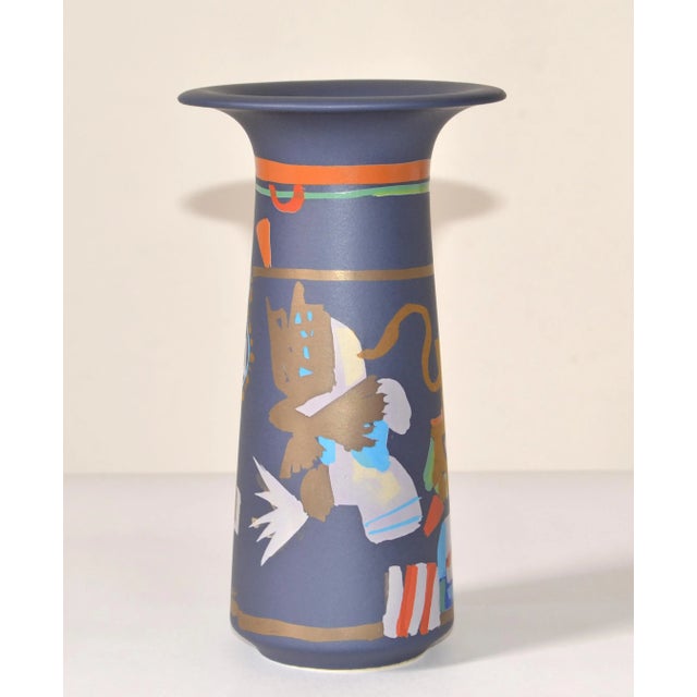 Rosenthal Porcelain Flower Vase Liguria Gilbert Portanier Studio-Linie Germany For Sale - Image 12 of 13