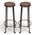 Metal Wrought Iron Stools, Set of 2 For Sale - Image 7 of 7