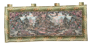 Vintage French Jacquard Verdure Tapestry in the style of Aubusson, 1970s