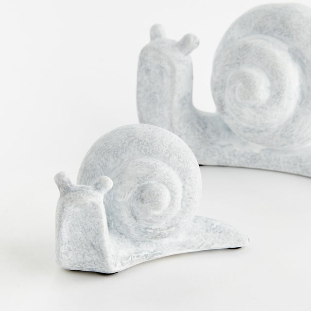 Contemporary Serene Snails, Set Of 2 For Sale - Image 3 of 5