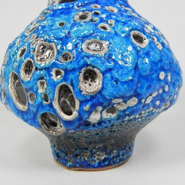 Vintage Fat Lava Vase, 1950s For Sale - Image 12 of 15