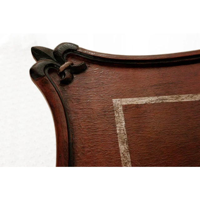 The Rothschild Collection French Fleur-De-Lys Side Tables - Pair For Sale - Image 4 of 7