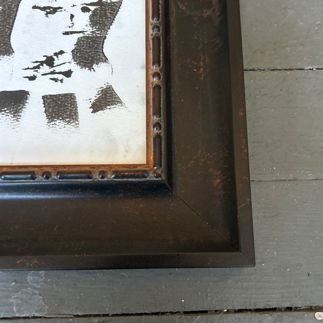 Abstract Contemporary Original Abstract Portrait Painting For Sale - Image 3 of 4