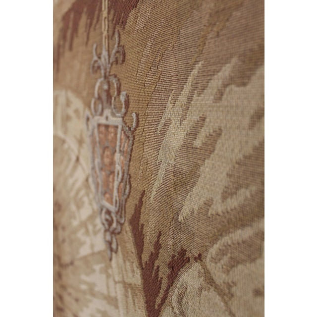 Silver Finish Framed European Tapestry For Sale - Image 9 of 13