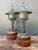 Mid 20th Century Vintage Mid-Century Modern Patinated Lighthouse Lamps - A Pair For Sale - Image 5 of 5