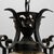Black 20th Century Brutalist Dutch Hammered Iron Pendant Lamp For Sale - Image 8 of 18