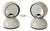 Eclisse Italia Table Lamps by Vico Magistretti for Artemide, 1965, Set of 2 For Sale