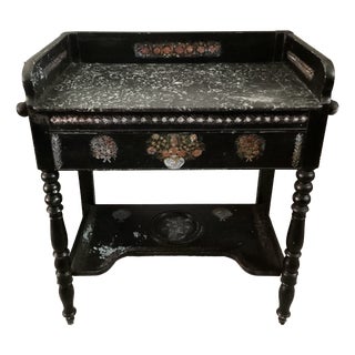 Louis Philippe Mobile Bathroom Dressing Table, 1850s For Sale